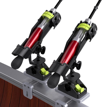  360° Adjustable Fishing Rod Holder Combo Mount Boat Rod Rack Track Rail - $75.82
