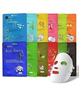 Celavi Essence Facial Sheet Face Mask Variety Set Classic Authentic Kore... - £11.76 GBP