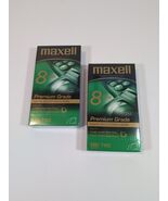 2 - Maxell T-160 8 hours Premium Grade Video Cassette VHS Tapes New Sealed - $9.40