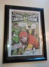 Green Lantern Poster # 5 FRAMED Green Arrow GL #85 Neal Adams HBO Max Sh... - $74.99