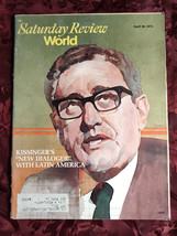Saturday Review April 20 1974 Henry Kissinger Latin America Pierre Salinger - £6.96 GBP