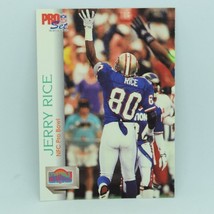 1992 Pro Set #418 Jerry Rice San Francisco 49ers NFC Pro Bowl Football Card - $1.29