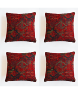 4 pcs / set Kilim Design Pillow Cover Throw Cushion Sofa Couch Boho Lumb... - $41.26+