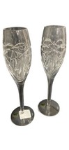 Waterford Crystal, Happy Anniversary Fluted Champagne Pair 10 1/4 “ Tall - £103.09 GBP