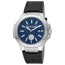 Roberto Cavalli Men&#39;s Classic Blue Dial Watch - RC5G050L0015 - £126.08 GBP