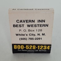 Vintage Matchbook Cavern Inn Best Western White City NM Cigarette Matche... - $185.09 MXN