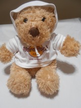 Hard Rock Cafe Las Vegas 12&quot; Hoodie Teddy Bear Authentic Plush Stuffed A... - $8.90