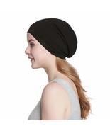 Alnorm Cozy Satin Lined Slouchy Beanie Cap with Soft Elastic Band for Wo... - £22.17 GBP