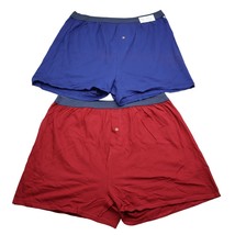 Hanes Men&#39;s 2-Pack Classics Comfort Soft/Flex Waistband Knit Boxers T-Shirt Soft - £14.39 GBP