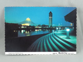Vintage Postcard - Expo 1974 At night - Continental Card - £11.85 GBP