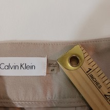 Calvin Klein RN#54163 Back Zipper Women's Tan/Beige Skirt Size 4P image 4