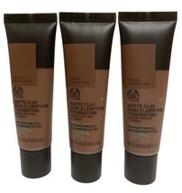 The Body Shop Matte Clay Skin Clarifying Foundation 084 Tigray Arabica 1... - £20.19 GBP