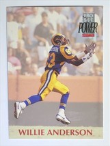 Willie Anderson 1992 Pro Set Power #282 Los Angeles Rams NFL Football Card - £0.79 GBP