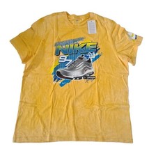 Nike Sportswear Air Max 97 Racing Graphic Yellow Men T Shirt DR8000 752 ... - $22.00