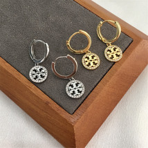 Tory Burch Crystal studs,Gold Jewelry, statement earrings,Birthday Gift - $21.99