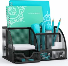 Mindspace Office Desk Organizer with 6 Compartments + Drawer | The Mesh - $35.99