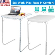 Portable Snack TV Dinner Laptop Tray Adjustable Folding Table Desk Sofa Bed Home - £47.14 GBP