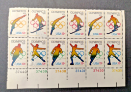 Scott #1695-98 Olympic Games 1976 13¢  Block of 12 US Postage - $3.91