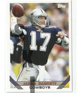 1993 STCC #17 Topps  Jason Garrett Dallas Cowboys Custom - £2.94 GBP