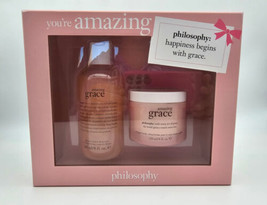 philosophy Amazing Grace Body Cream and Shampoo Gift Set - £21.17 GBP
