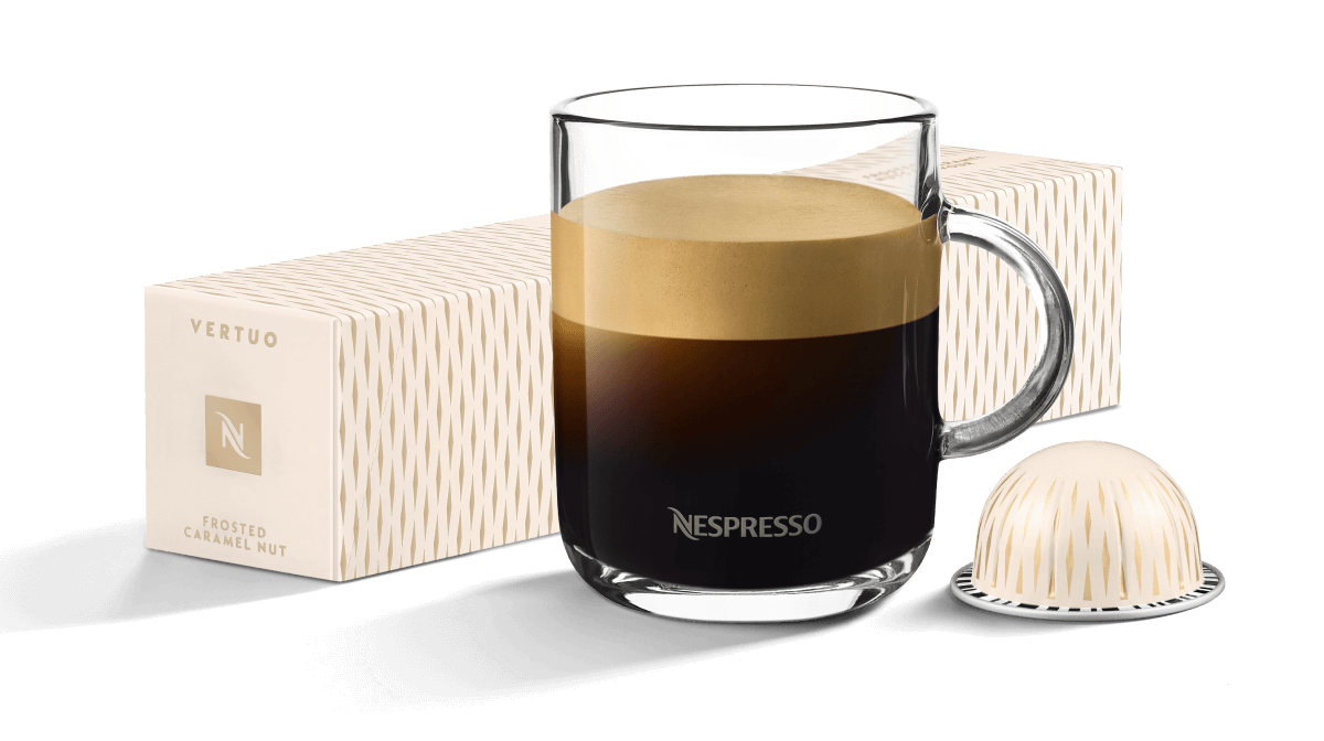 NESPRESSO VERTUO - FROSTED CARAMEL NUTS - Limited Edition - 40 caps / pods - $119.95