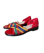 Mootsies Tootsies Womens Ladies Spirit Flag Leather Slip On Sandals Size... - $40.62 CAD