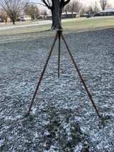 Surveying Wood Tripod Transit Stand Prism Pole Vintage - $149.99