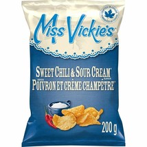12 Bags Miss Vickie's Sweet Chili & Sour Cream Potato Chips 200g Each-Free Ship. - £61.62 GBP
