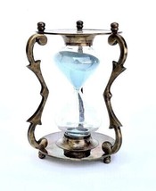 Sand glass Brass Nautical Maritime Hour Glass Vintage Sand Clock Gift item - £46.28 GBP