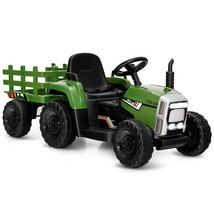 12V Ride on Tractor with 3-Gear-Shift Ground Loader for Kids 3+ Years Ol... - £217.71 GBP
