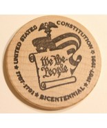 Vintage United States Constitution Wooden Nickel 1987 New Carrollton Mar... - £3.71 GBP