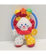 Vintage 1996 Fisher Price Baby Circus Juggling Lion Rattle Plush Toy - $630.61 MXN