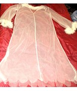 NAUGHTY SEXY WOMAN HALLOWEEN COSPLAY COSTUME ANGEL SHEER SEE THRU GOWN L... - $421.97 MXN