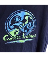 Celtic Ireland T Shirt Vintage Dolmen Blue XL tee - $16.80