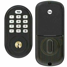 Yale Smart Deadbolt with Push Button Keypad Z-Wave Real Living YRD216-ZW2-0BP - £163.66 GBP