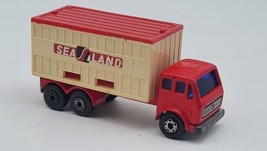 Vintage Matchbox Superfast Lesney #42 Mercedes Container Truck Sea Land Box - £11.34 GBP