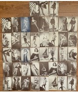 43 Vintage 1940&#39;s Mutoscope Arcade Pinup Card Risque Lingerie Cheesecake... - $99.00