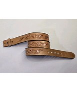Tony Lama Mens Brown Genuine Crocodile Leather Belt  Made in USA Size 38... - €21,11 EUR