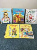 SET OF 5 LITTLE GOLDEN BOOKS SEE THE LIST  GOOD CONDITION - $16.75
