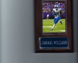 JAMAAL WILLIAMS PLAQUE DETROIT LIONS FOOTBALL NFL - $3.95