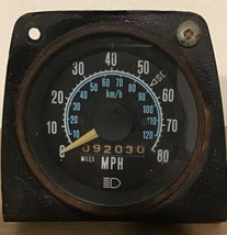 Vtg Stewart Warner Corp. Speedometer Top Speed 80 Miles per Hour Origina... - $112.70