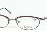 Vintage iMAGO KUKI 04 Brown-Copper Brille Brillengestell 46-17-135mm Deu... - £68.13 GBP