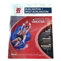 Burlington West Burlington Community Guide 2022 Edition Travel City Trai... - $7.87