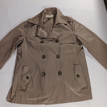 Banana Republic RN#5402 Women's Beige/Khaki Cotton Button Jacket Size Large image 9