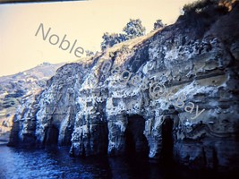 1958 La Jolla Shoreline Sea Caves Technicolor California Kodachrome 35mm Slide - £4.33 GBP