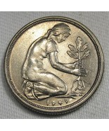 1949-F Germany 50 Pfennig CH AU Coin AE493 - £14.40 GBP