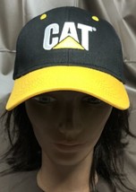 Caterpillar CAT Hat Cap Black Yellow - $7.69