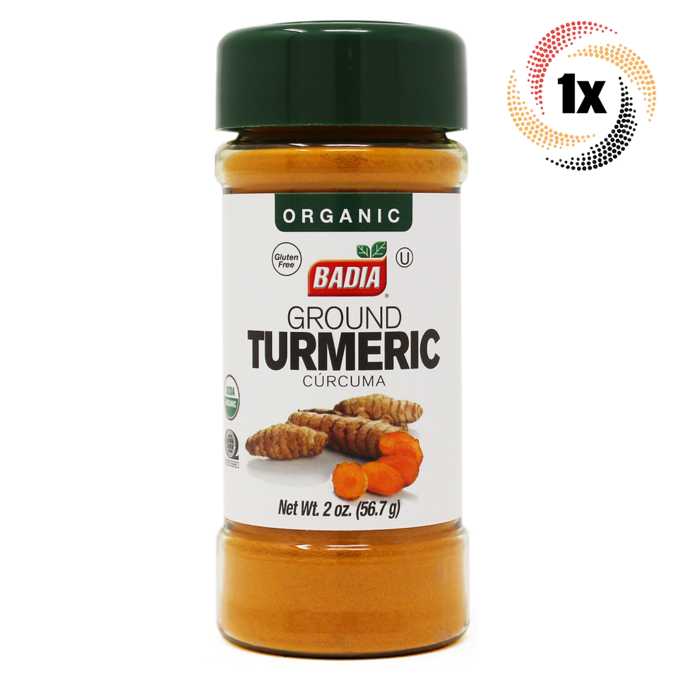 1x Shaker Badia Organic Ground Turmeric Seasoning | 2oz | Gluten Free &amp; ... - $10.19
