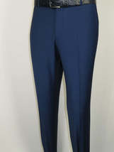 Men Suit BERLUSCONI Turkey Italian Wool 180's Single Breasted K442-12 Navy image 12