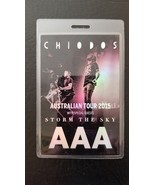 CHIODOS / STORM THE SKY - ORIGINAL 2015 AUSTRALIAN TOUR LAMINATE BACKSTA... - $41.00